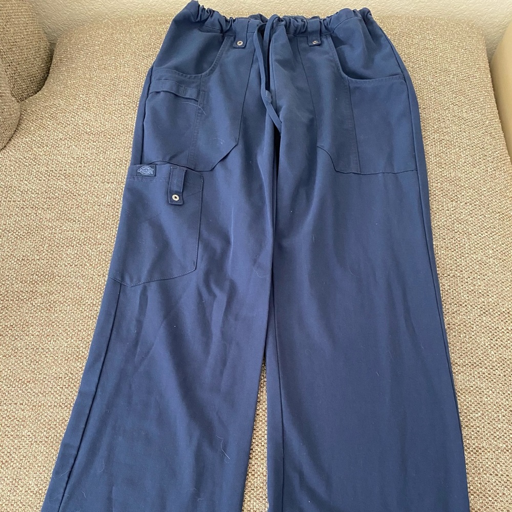 Dickies Xtreme stretch XS Navy scrub pants